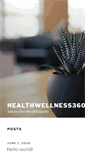 Mobile Screenshot of healthwellness360.com